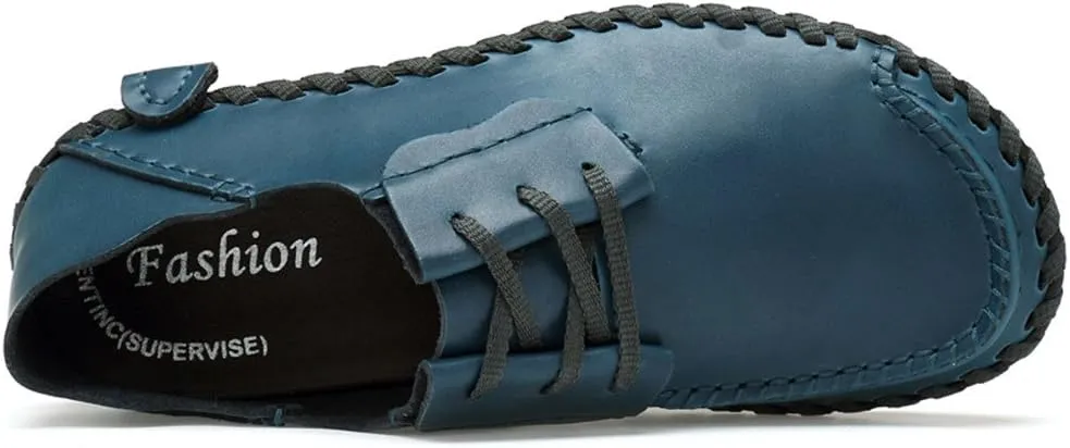 BIFINI Mens Fashion Outdoor Cowhide Driving Moccasins Shoes