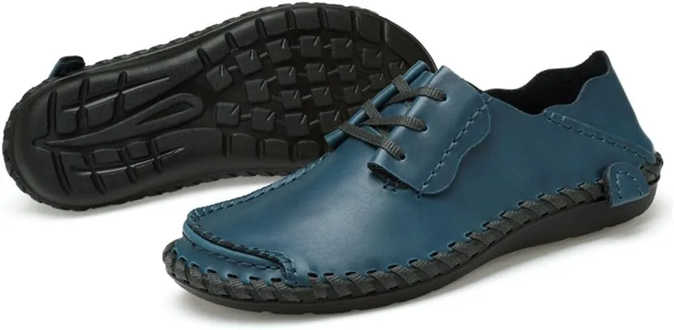 BIFINI Mens Fashion Outdoor Cowhide Driving Moccasins Shoes