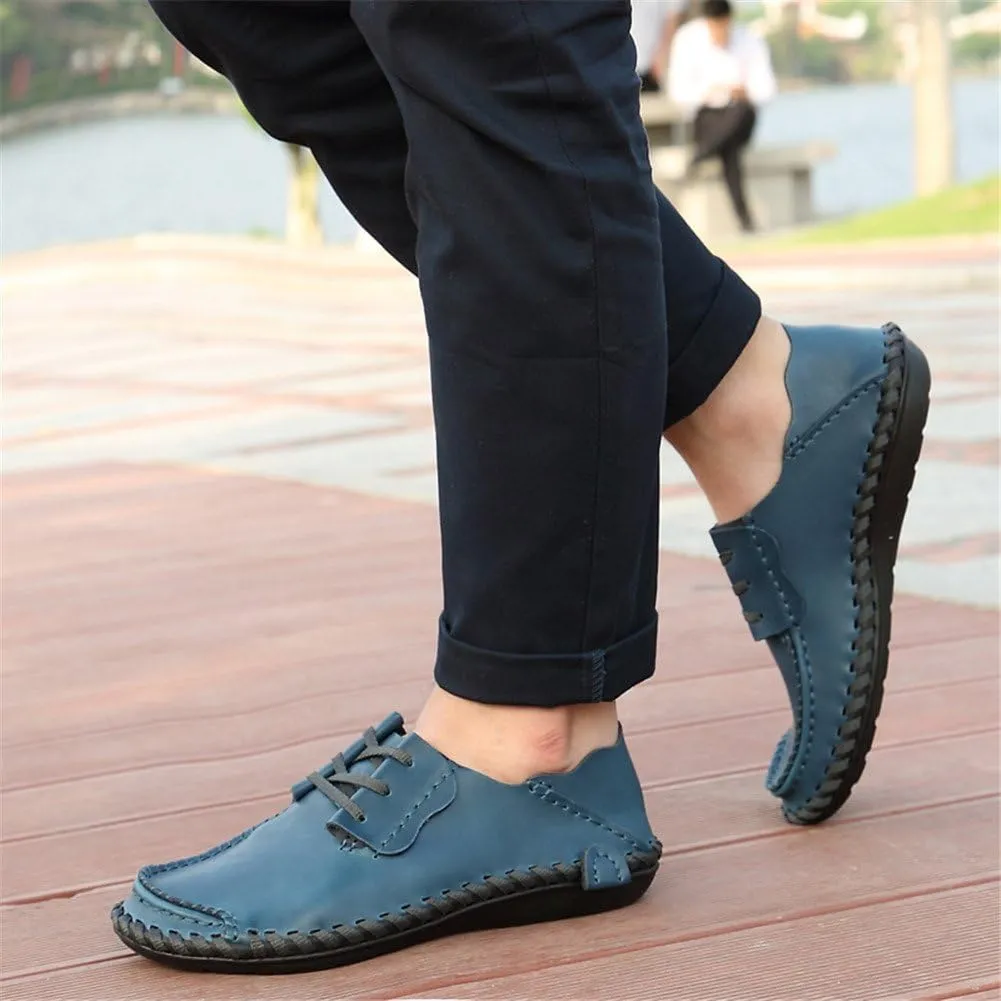 BIFINI Mens Fashion Outdoor Cowhide Driving Moccasins Shoes