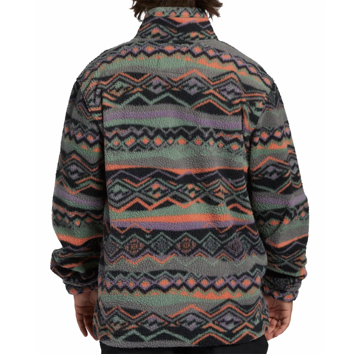 Billabong Boundary Half-Zip Mock Neck Fleece Sweatshirt