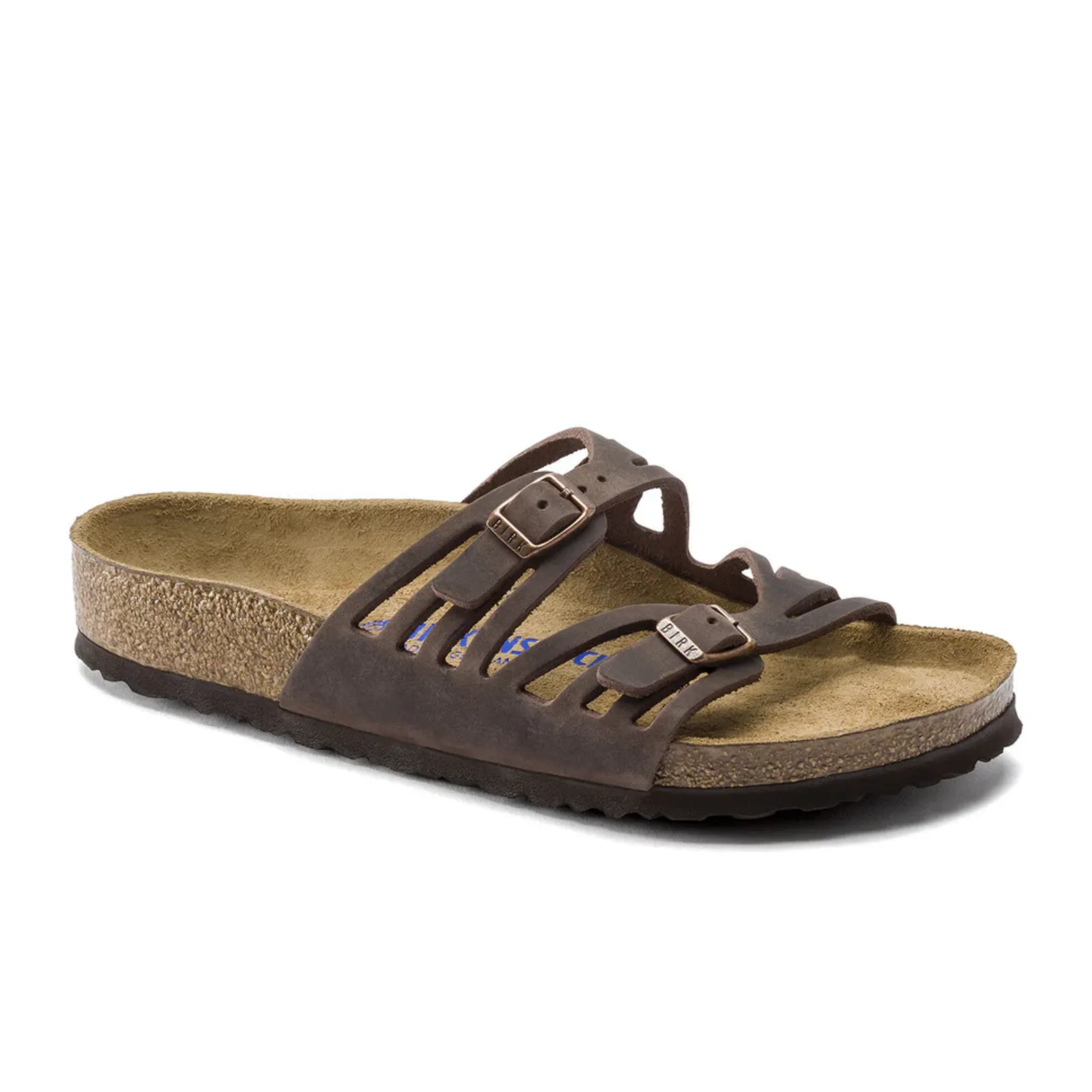 Birkenstock Granada Soft Footbed Slide Sandal (Women) - Habana Leather