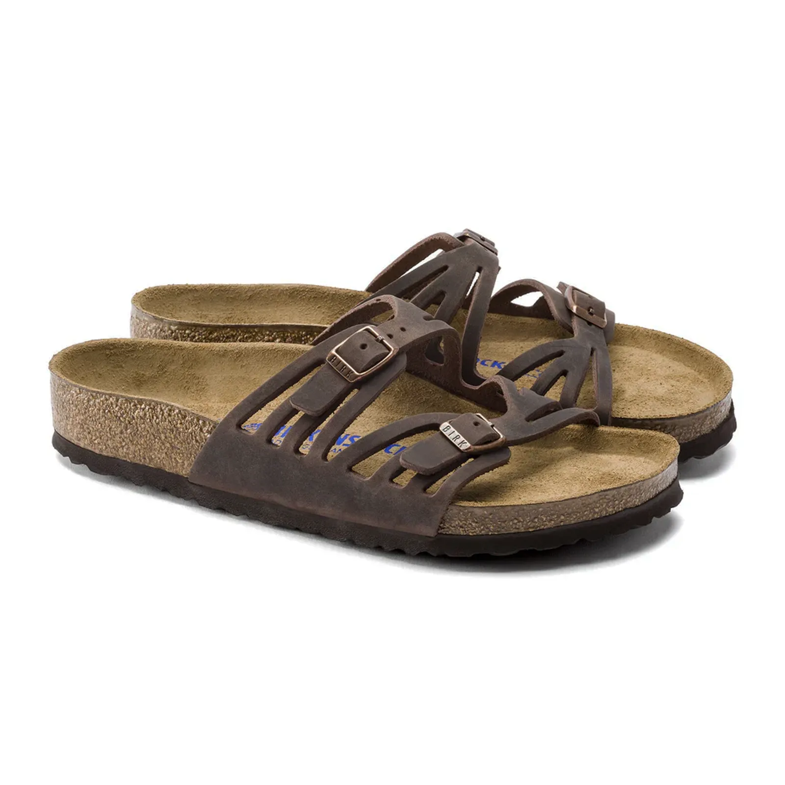 Birkenstock Granada Soft Footbed Slide Sandal (Women) - Habana Leather