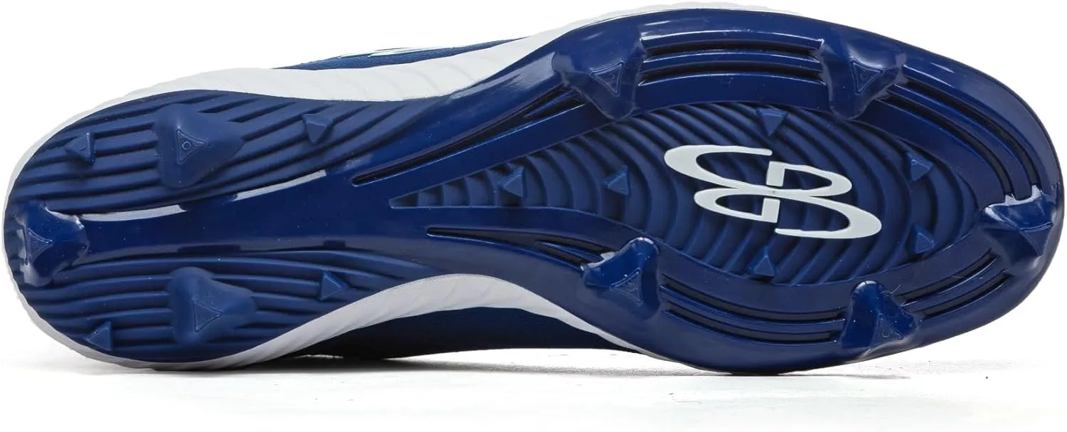 Boombah Men's Raptor Choice Molded Cleat - Multiple Color Options - Multiple Sizes