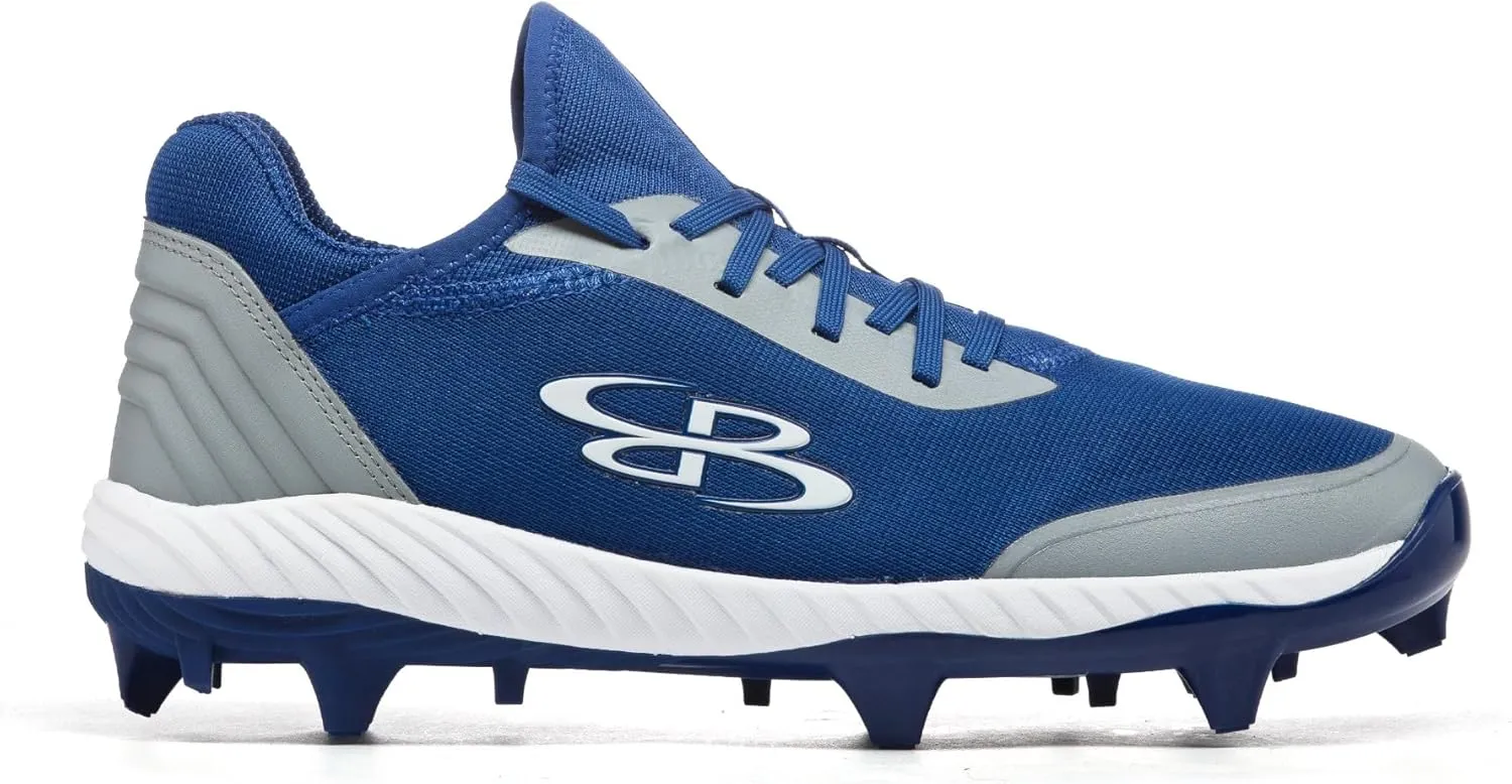 Boombah Men's Raptor Choice Molded Cleat - Multiple Color Options - Multiple Sizes