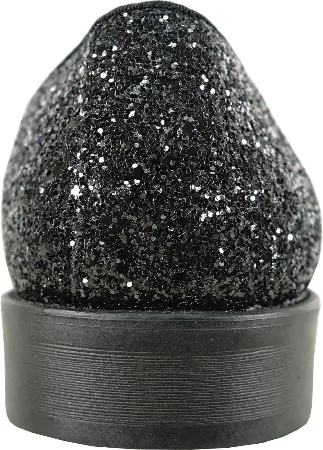 bravo! Men Dress Shoe Prom Slip on Loafer Tuxedo Shoe Classic Metallic Glitter for Wedding Prom Party Black Gold Silver