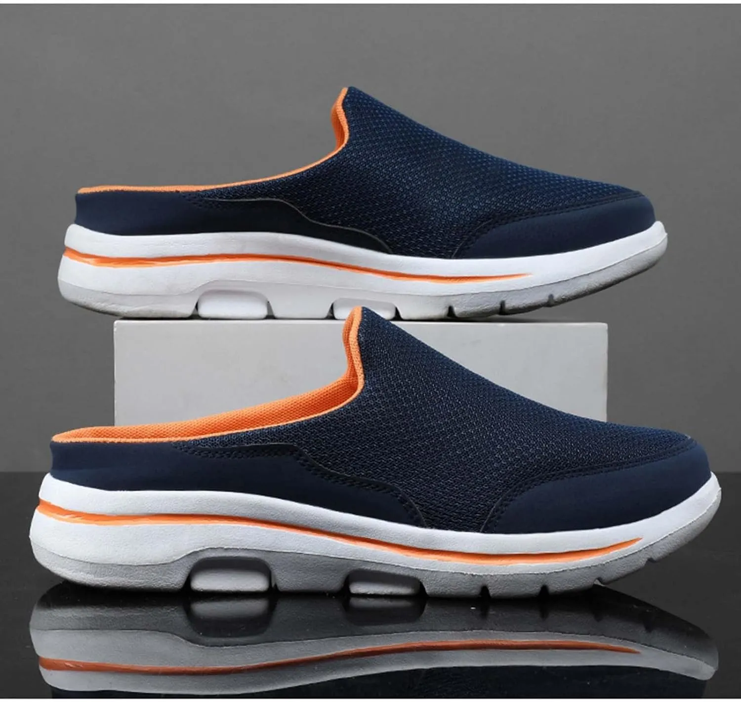 Breathable Slip on Shoes for Men Breathable Casual Comfortable Walking Sneaker Outdoor Non Slip Jogging Sneakers