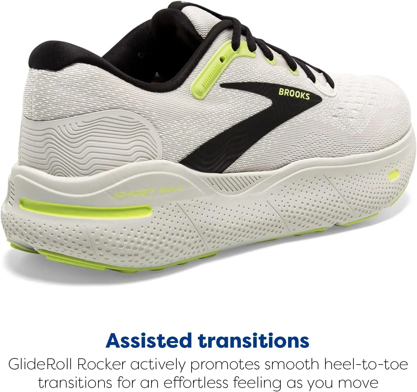Brooks Men’s Ghost Max Cushion Neutral Running & Walking Shoe