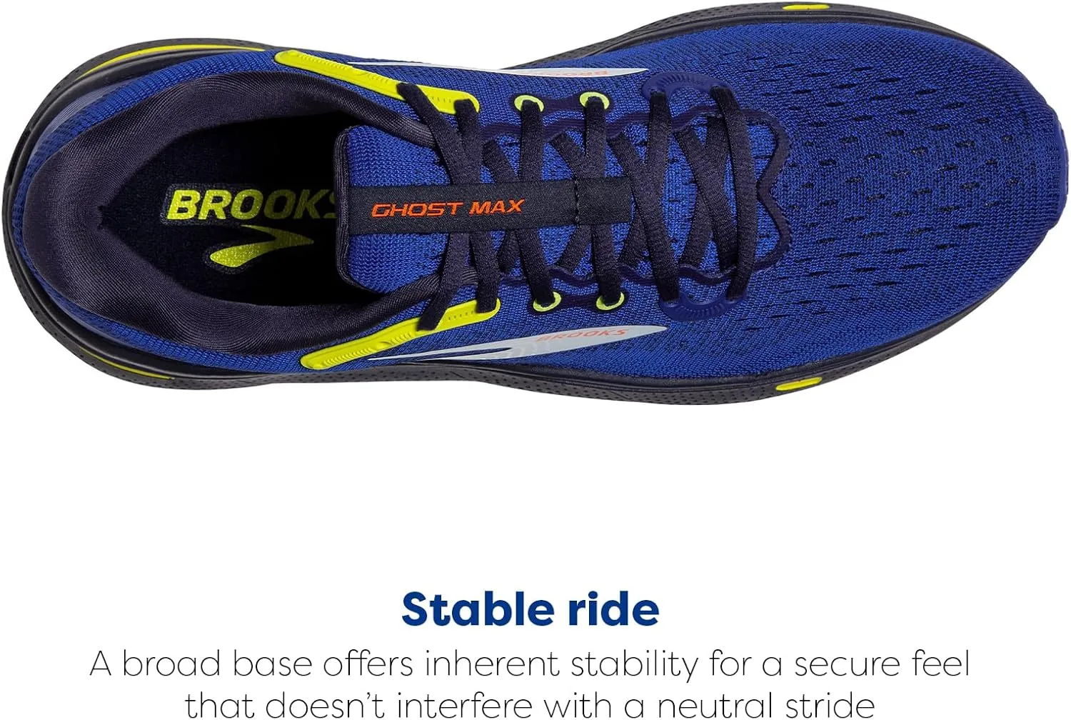 Brooks Men’s Ghost Max Cushion Neutral Running & Walking Shoe