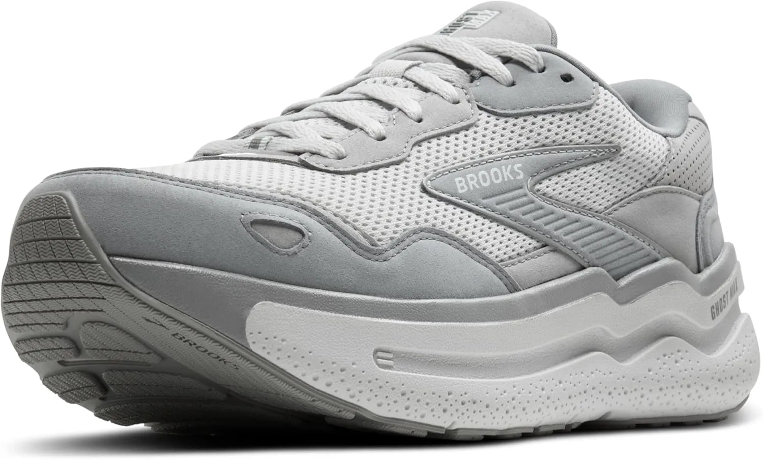 Brooks Men’s Ghost Max Suede/Leather Neutral Running & Walking Shoe