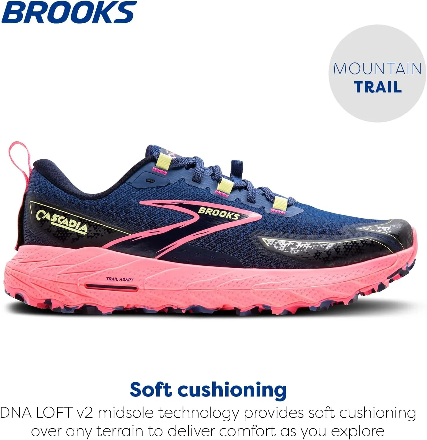 Brooks Women’s Cascadia 18 Mountain Trail Running Shoe