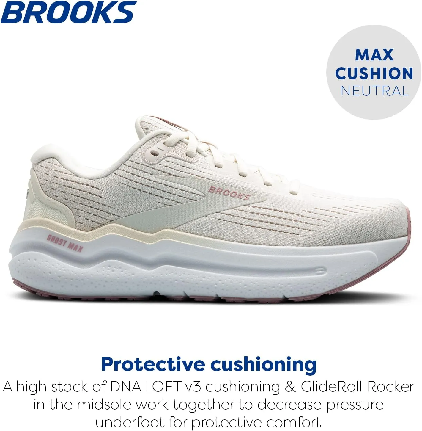 Brooks Women’s Ghost Max 2 Neutral Running & Walking Shoe