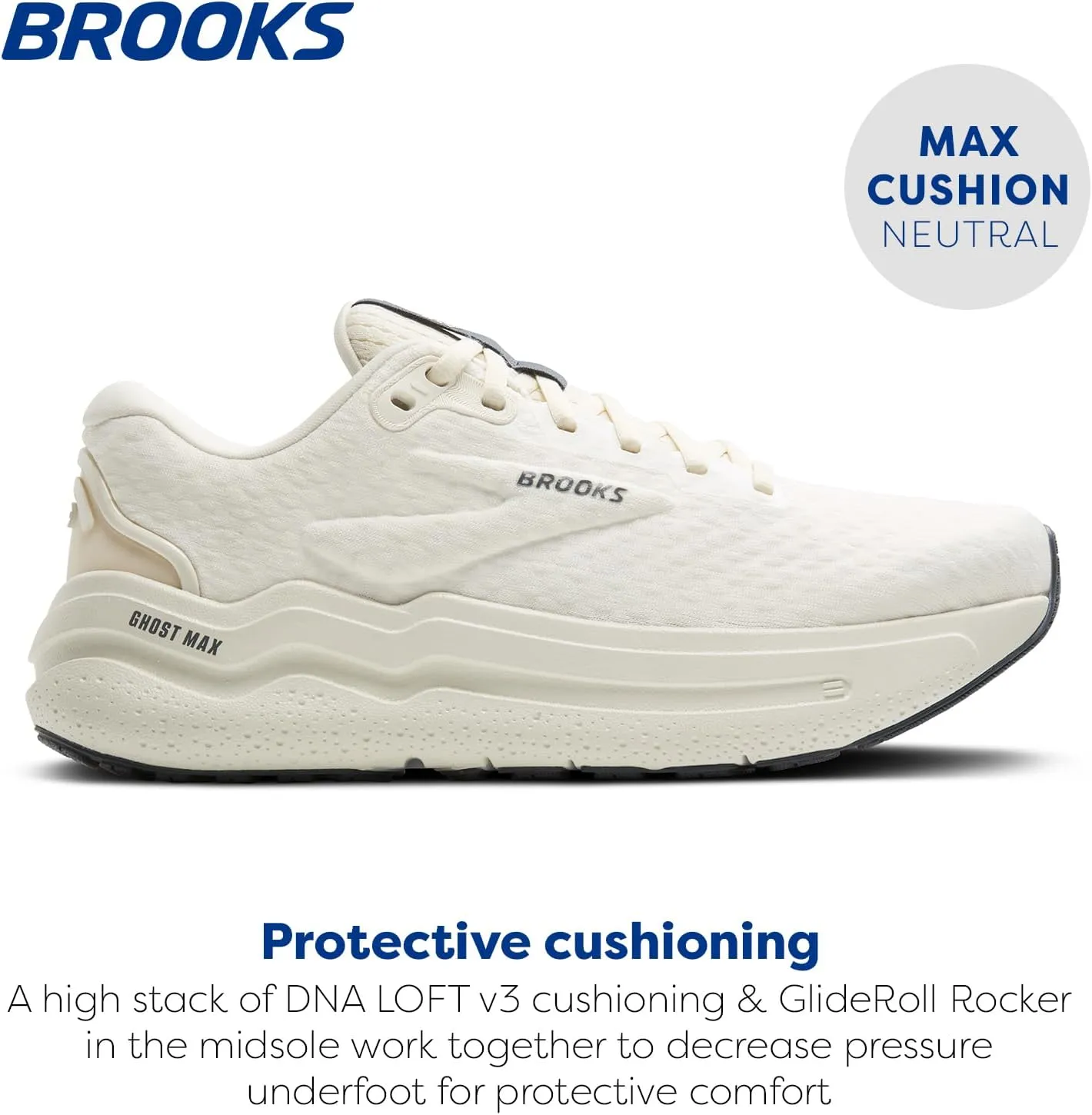 Brooks Women’s Ghost Max 2 Neutral Running & Walking Shoe