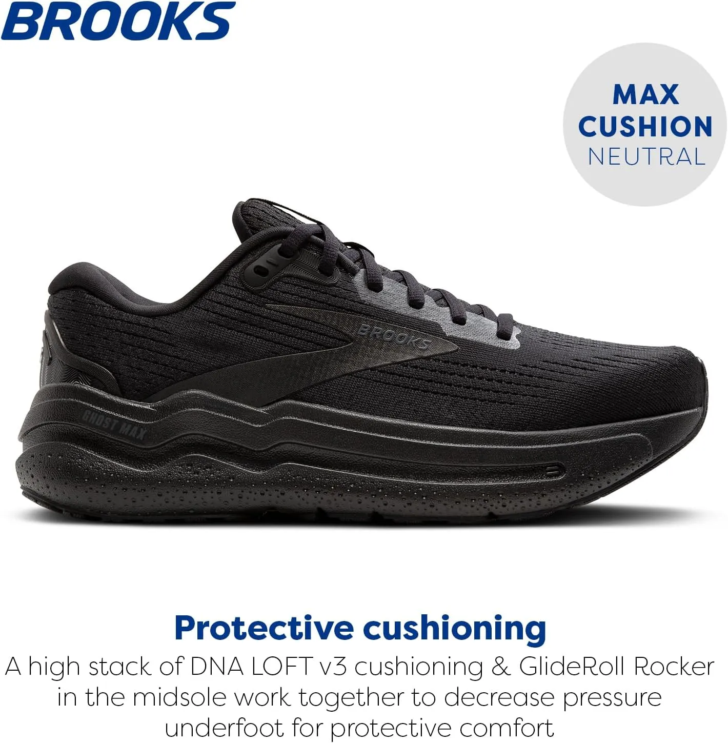 Brooks Women’s Ghost Max 2 Neutral Running & Walking Shoe
