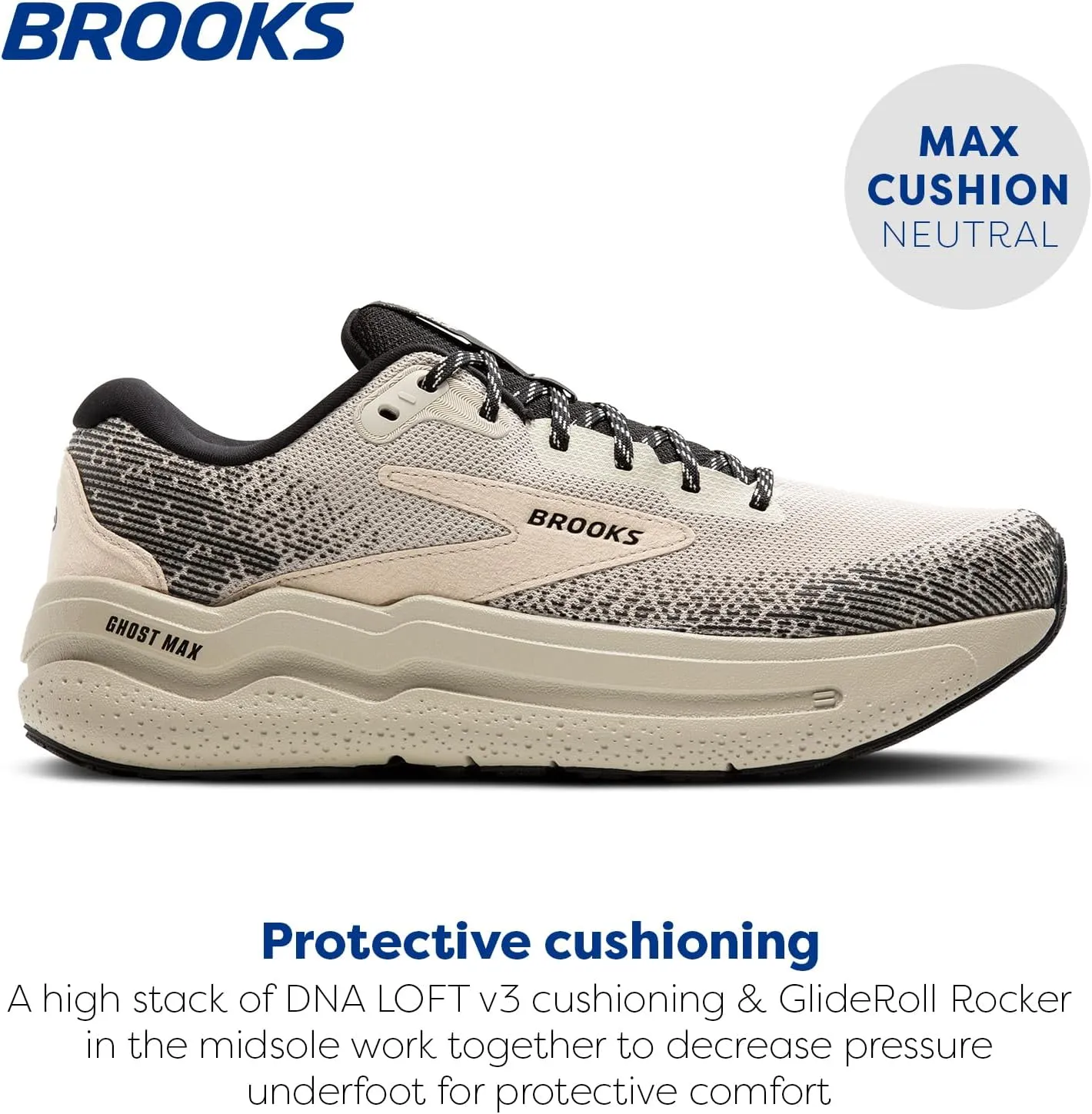 Brooks Women’s Ghost Max 2 Neutral Running & Walking Shoe