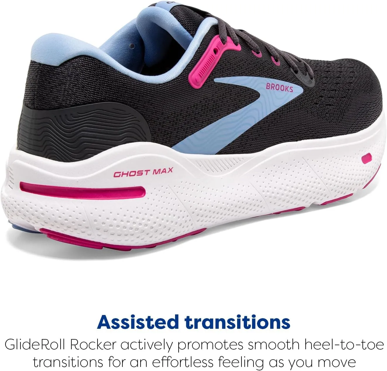 Brooks Women’s Ghost Max Cushion Neutral Running & Walking Shoe
