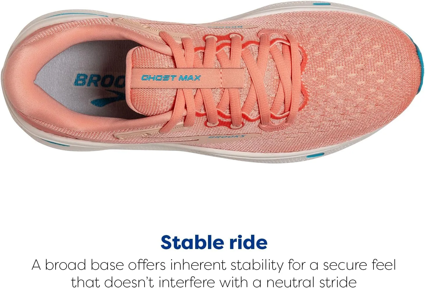 Brooks Women’s Ghost Max Cushion Neutral Running & Walking Shoe