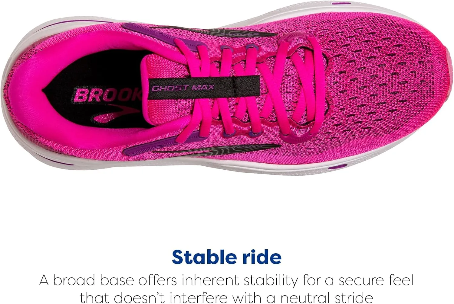 Brooks Women’s Ghost Max Cushion Neutral Running & Walking Shoe