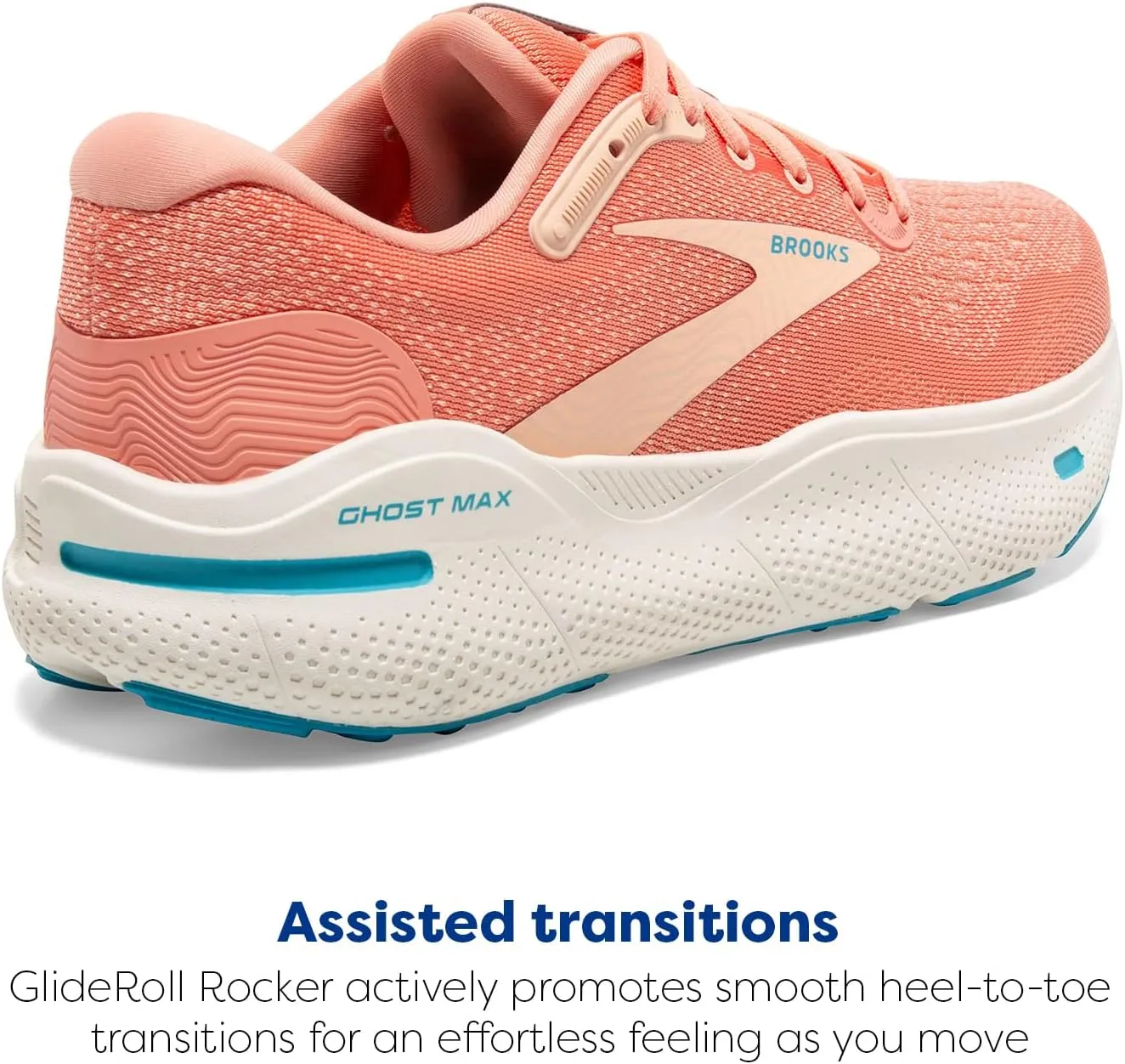 Brooks Women’s Ghost Max Cushion Neutral Running & Walking Shoe