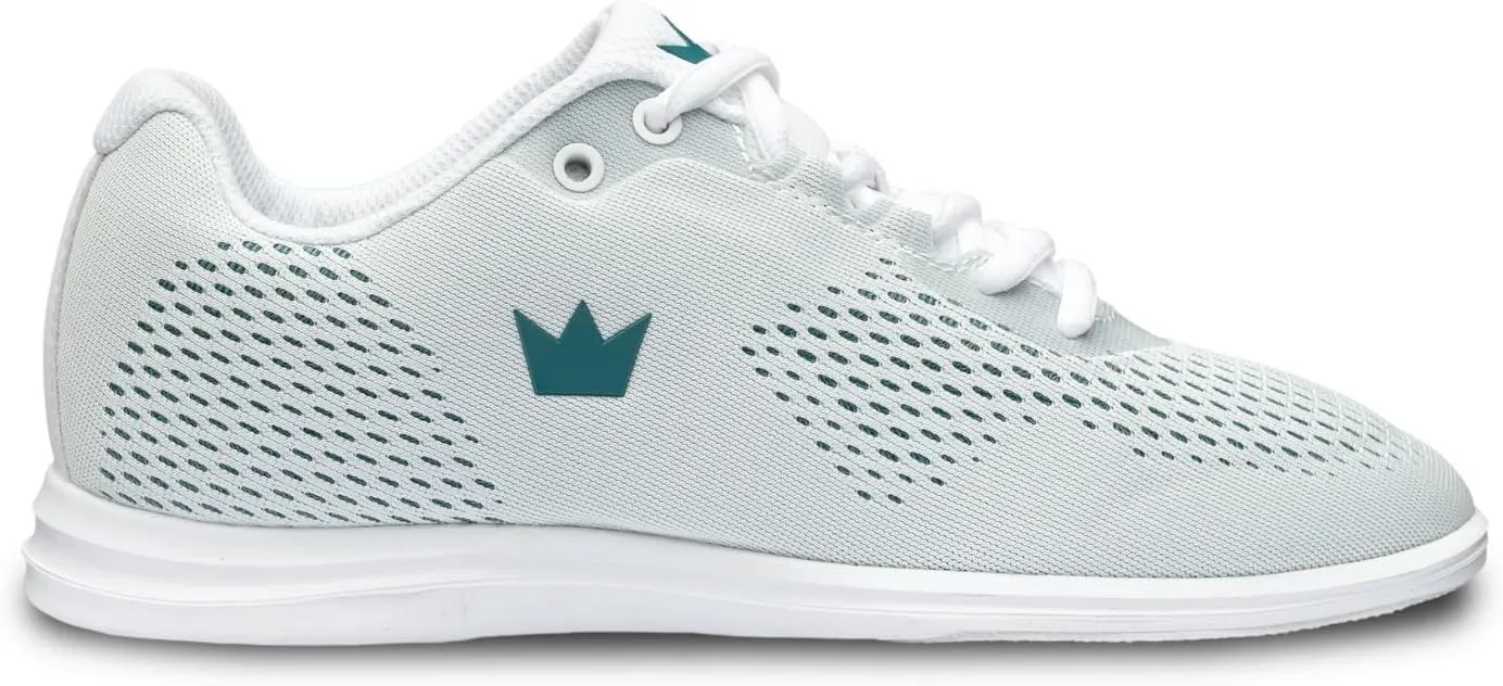 Brunswick Axis Wht/Teal Ladies Size 7