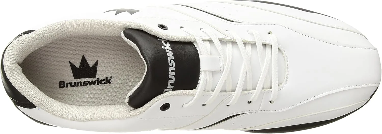 Brunswick Vapor Mens Bowling Shoe White/Black
