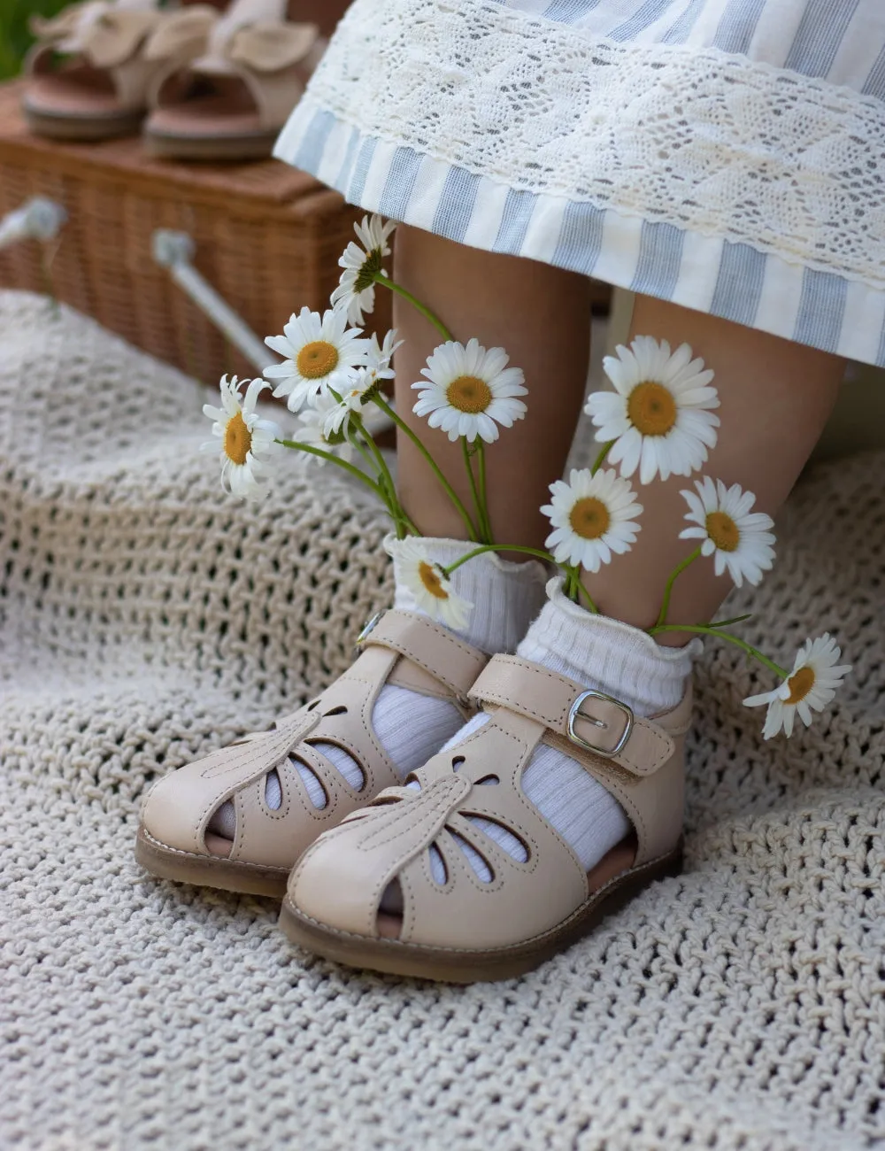 Butterfly Sandal - Cream