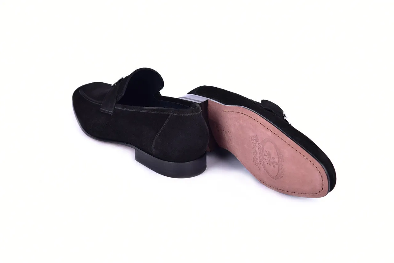 C2003-5760S H Buckle Suede-Black