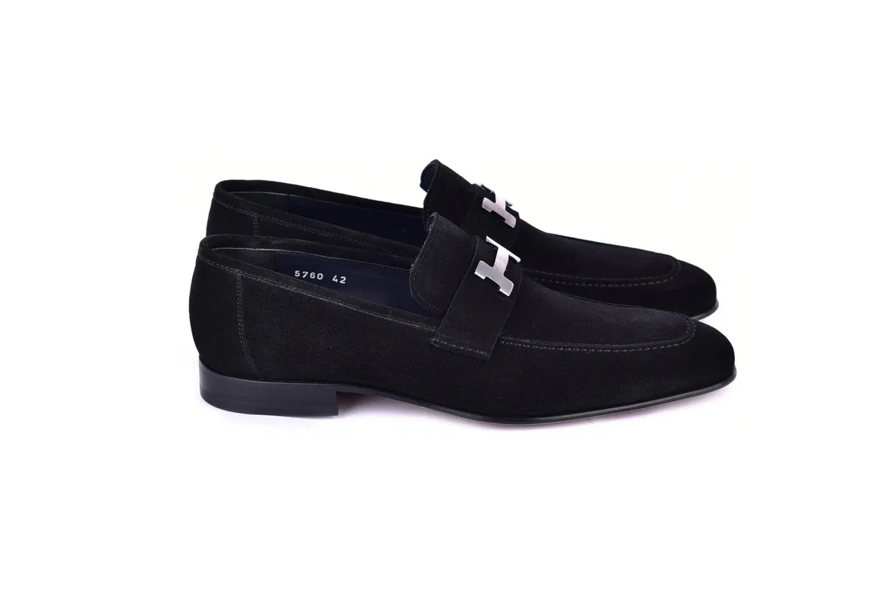 C2003-5760S H Buckle Suede-Black