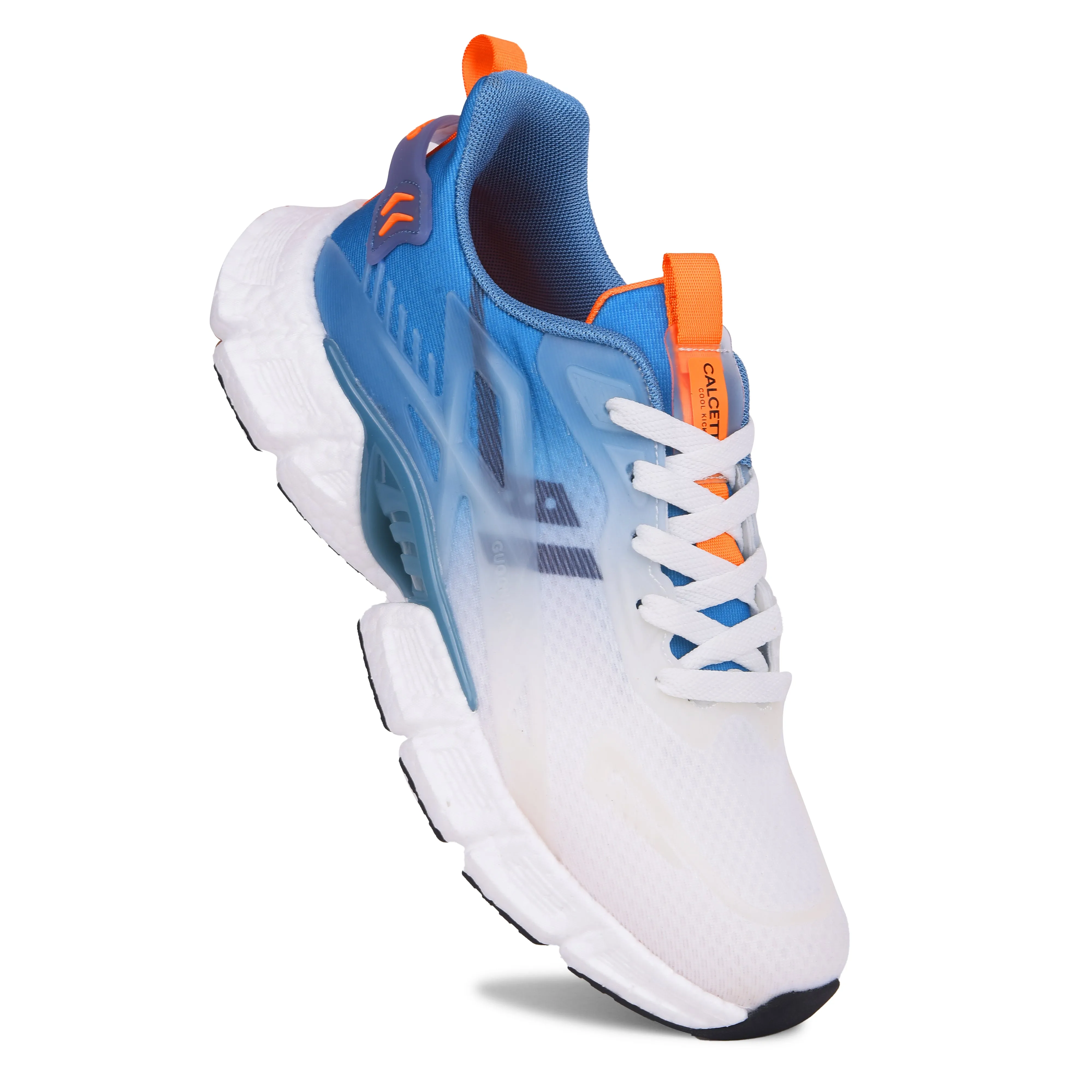 Calcetto Lightweight Casual Men's Running Sports Shoes CLT-1015 White Blue