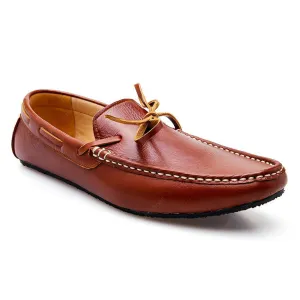 Casualist Lace Leather Loafer Soft Tan