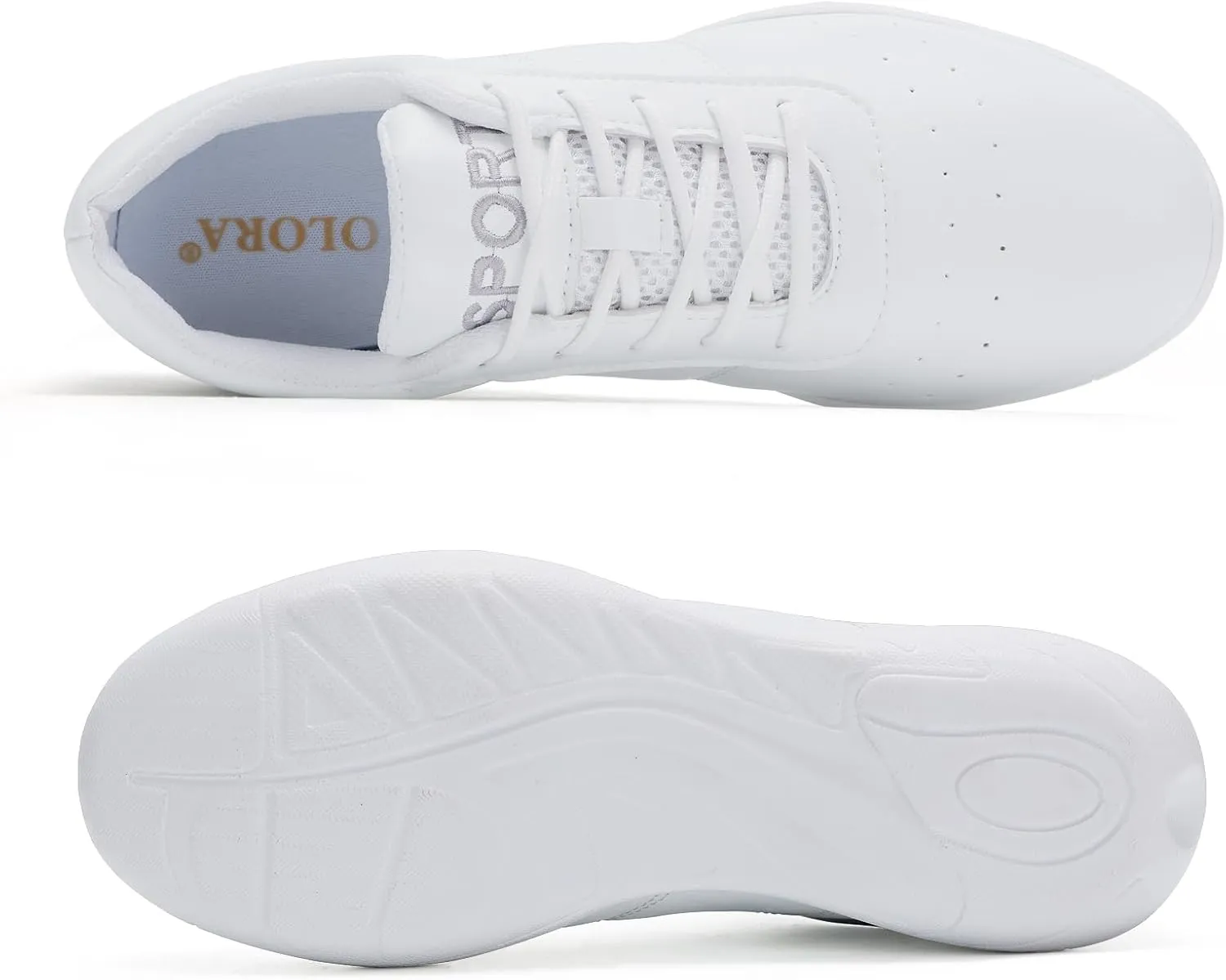 Cheer Shoes Girls Lightweight Comfortable Dance Cheerleader Sneakers