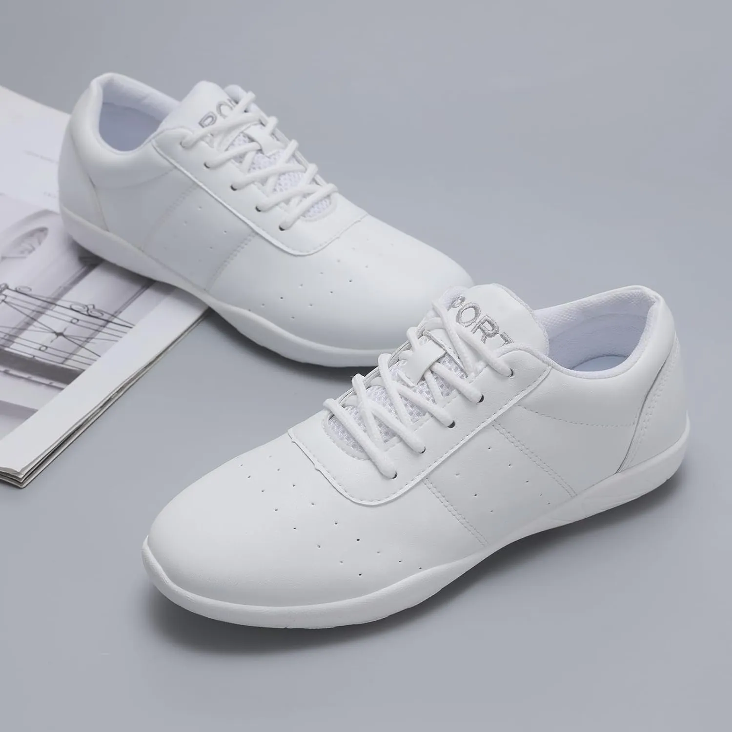 Cheer Shoes Girls Lightweight Comfortable Dance Cheerleader Sneakers