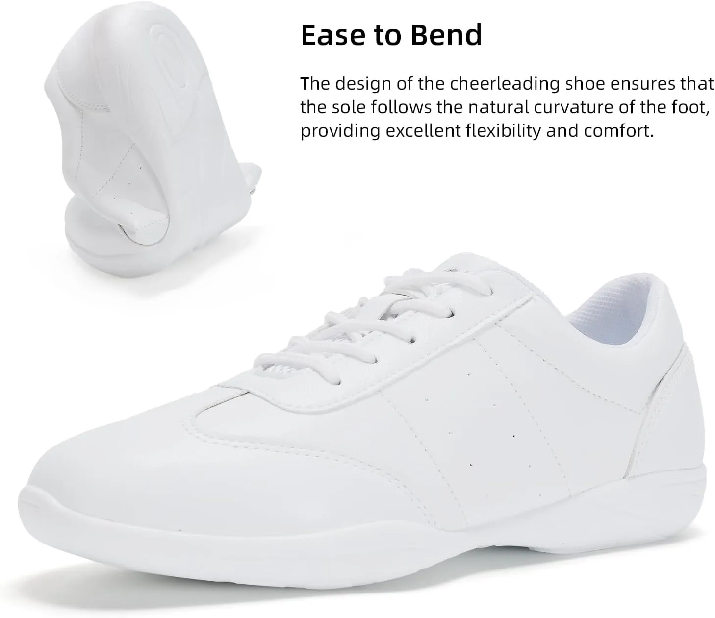 Cheer Shoes Girls Lightweight Comfortable Dance Cheerleader Sneakers