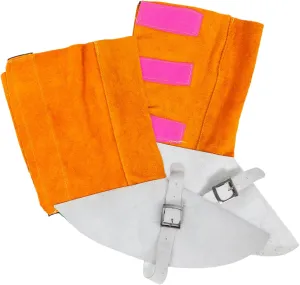 Ciieeo Welding Boot Protective Covers 2pcs Leather Boot Covers for Welder Shoes Anti-scalding Design