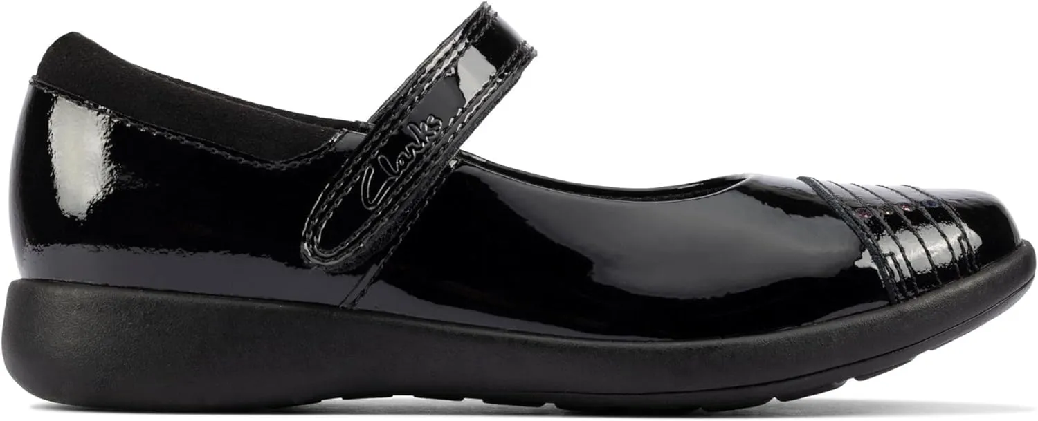 Clarks Girls Etch Beam Ballet Shoe