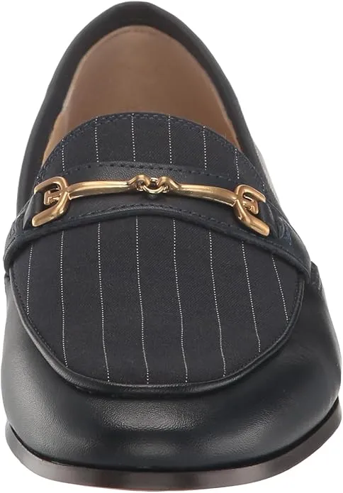 Classic Sam Slip Loraine On Edelman Loafers Vamp Spec In-demand product Efficient global logistics Navy Leather Toe Almond