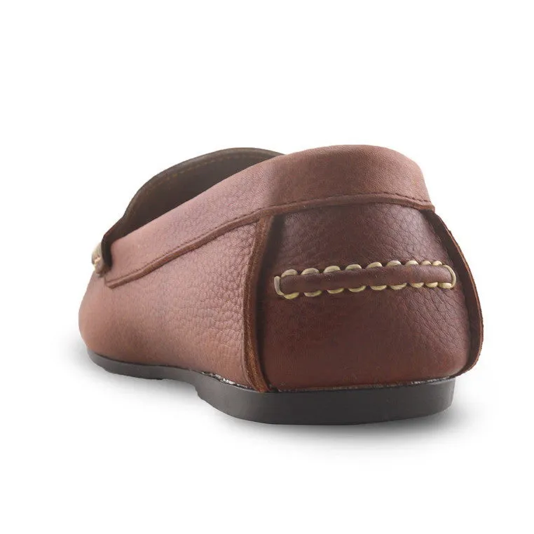 Classy Penny Loafer Double Textures: Wrinkle Soft Brown & Nubuck