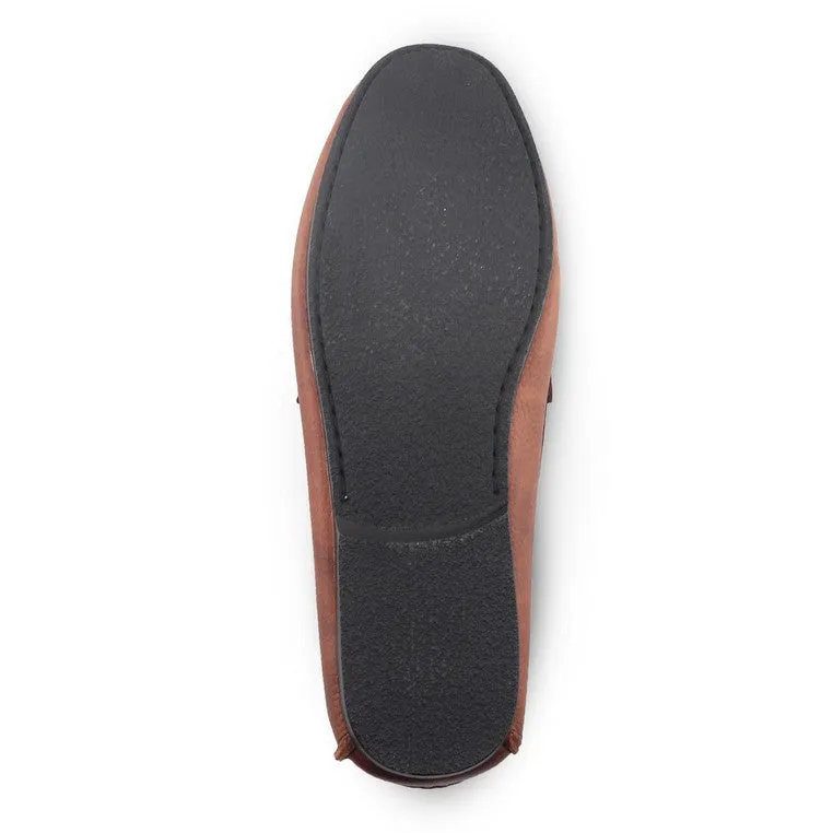 Classy Penny Loafer Double Textures: Wrinkle Soft Brown & Nubuck