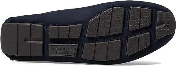 Cole Haan Mens Grand Laser Penny Driver Loafer Navy Ink Nubuck/Pavement C37215