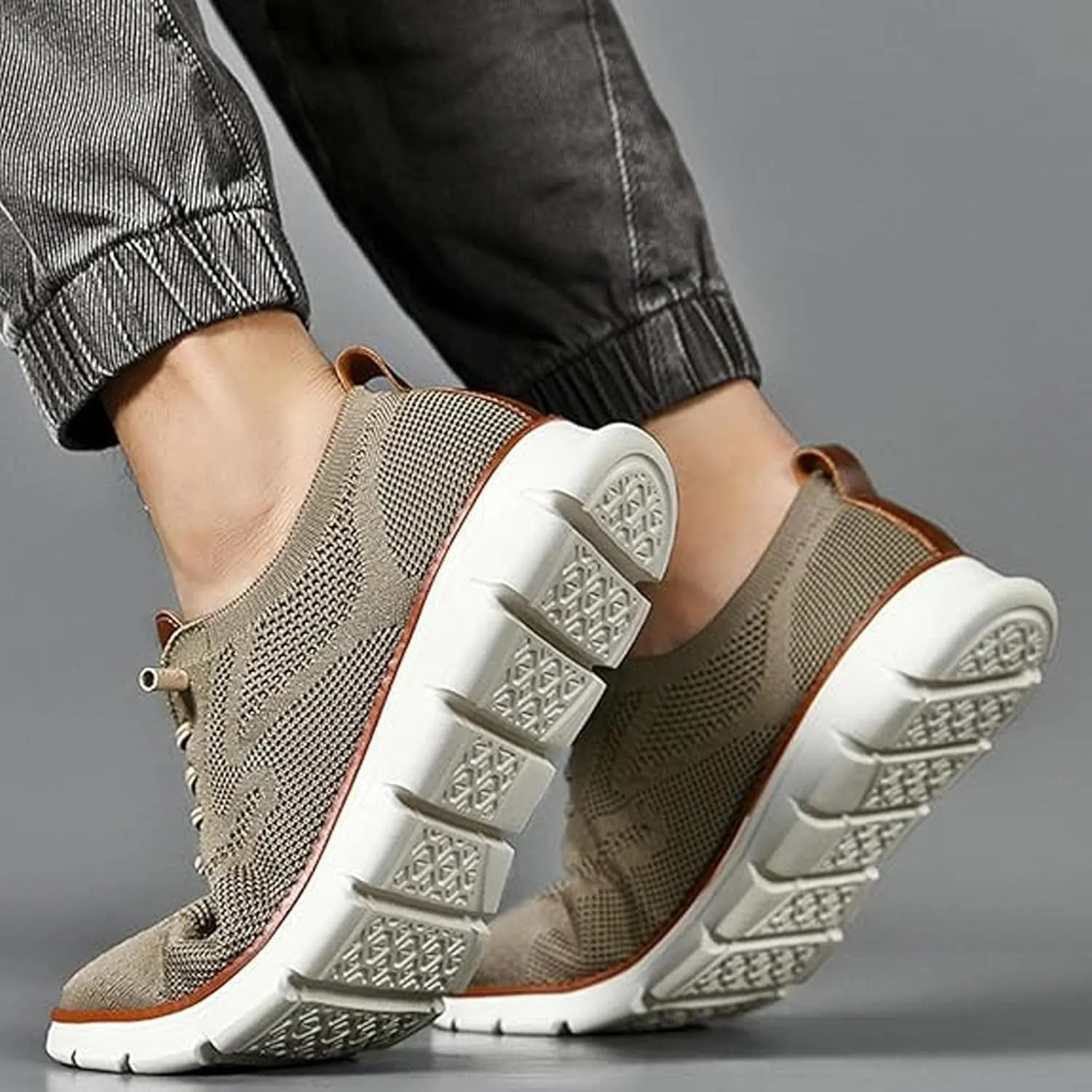 Comfofeet Ultra Comfortable Orthopedic Shoes, Men's Casual Fashion Walking Mesh Sneakers with Light and Soft Sole