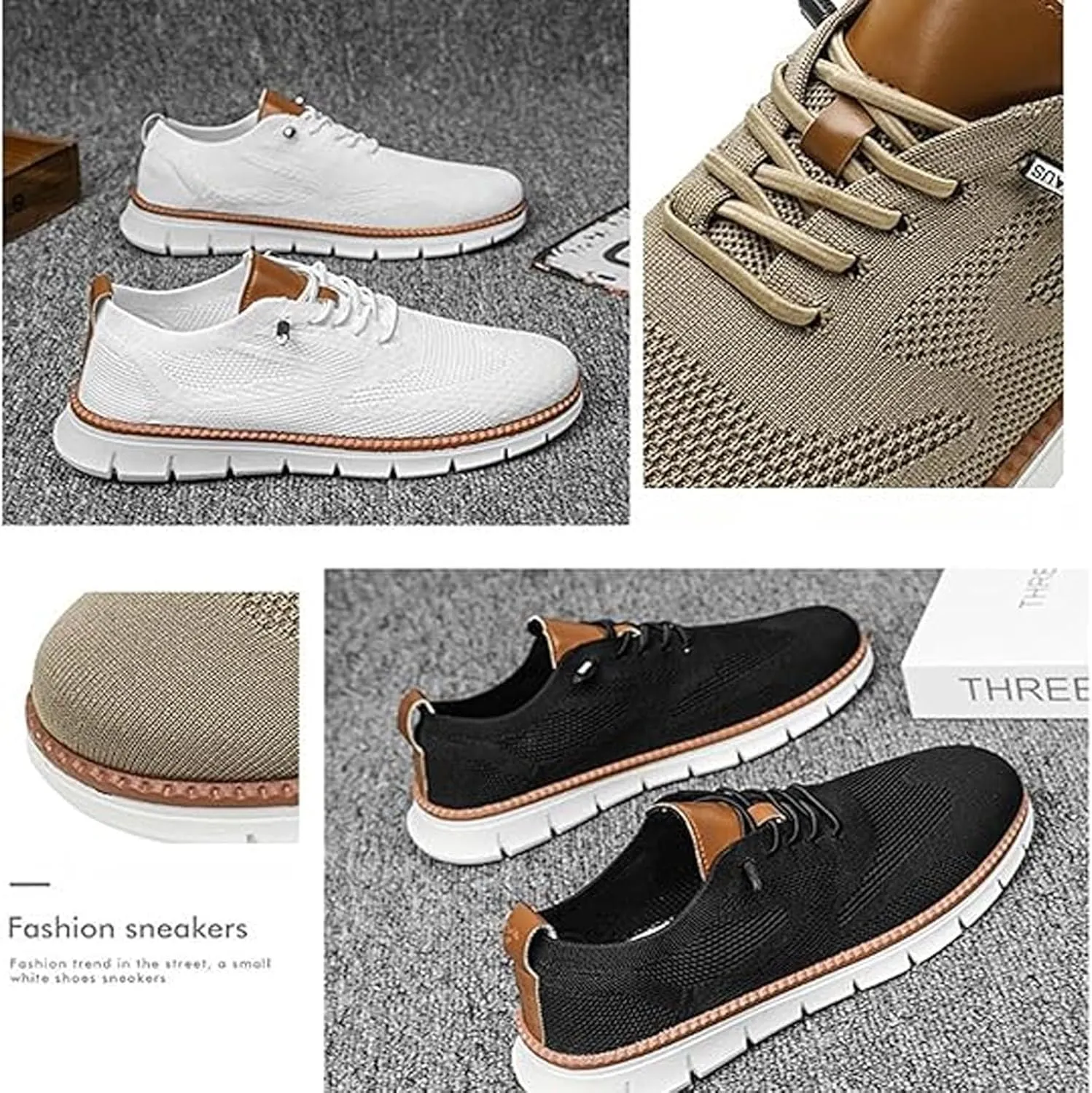 Comfofeet Ultra Comfortable Orthopedic Shoes, Men's Casual Fashion Walking Mesh Sneakers with Light and Soft Sole