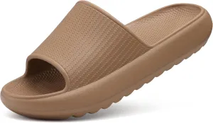 Comwarm Cloud Slide Sandals for Women Men Ultra Comfort Recovery Pillow Slippers Soft Summer Beach Shoes with Low Arch Support