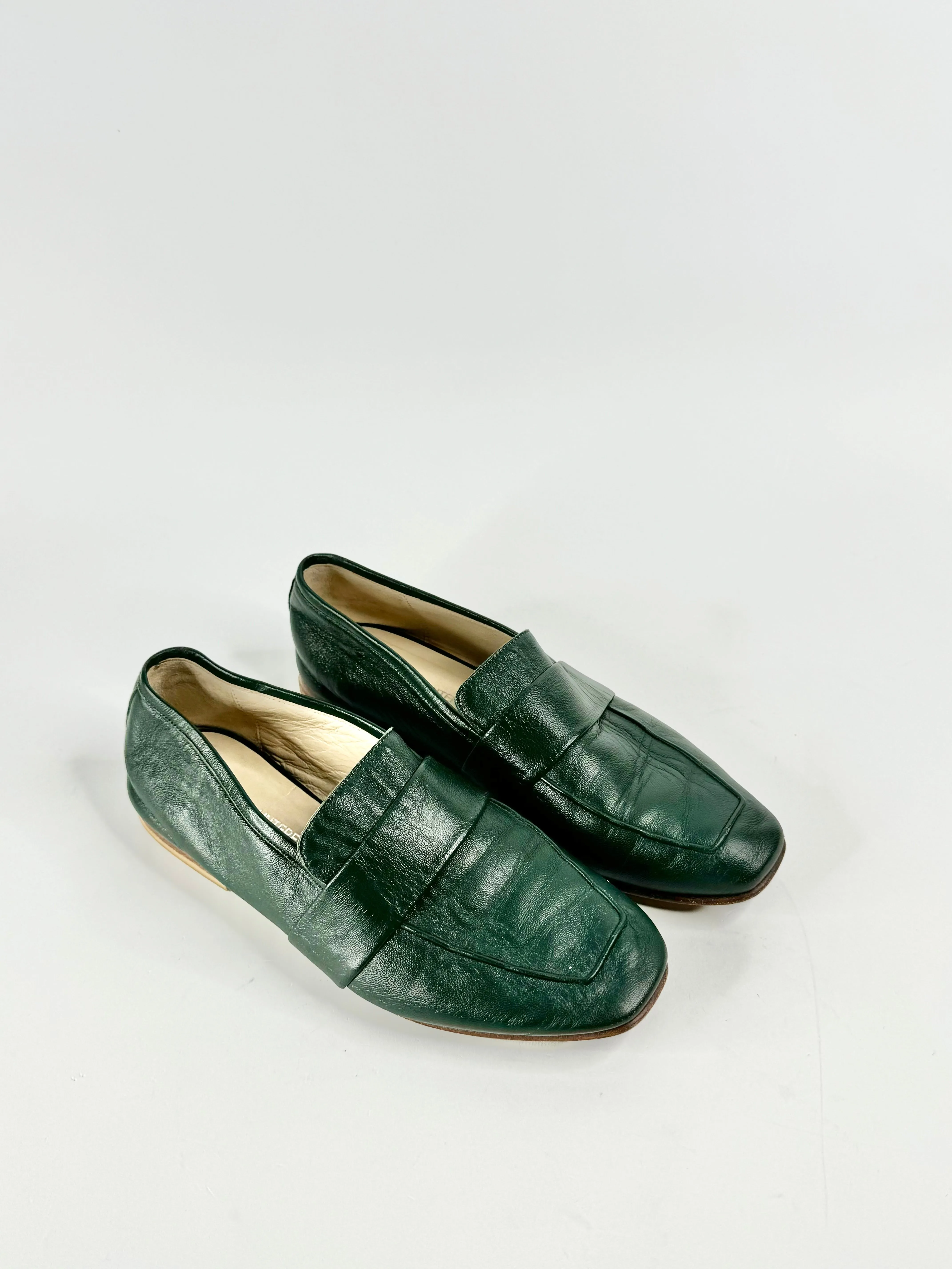 Conflict of Interest Deep Green Loafers - EU39