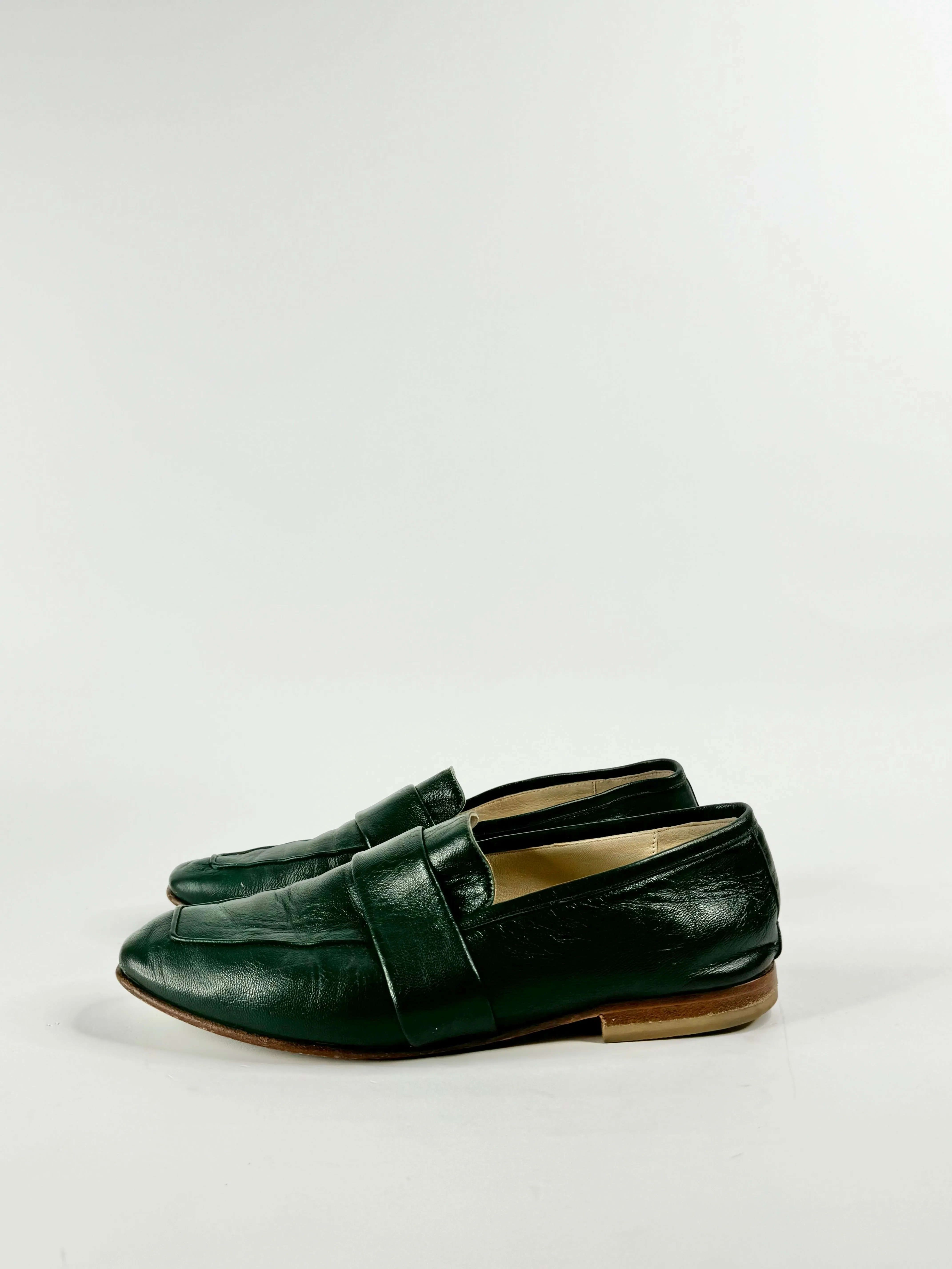 Conflict of Interest Deep Green Loafers - EU39