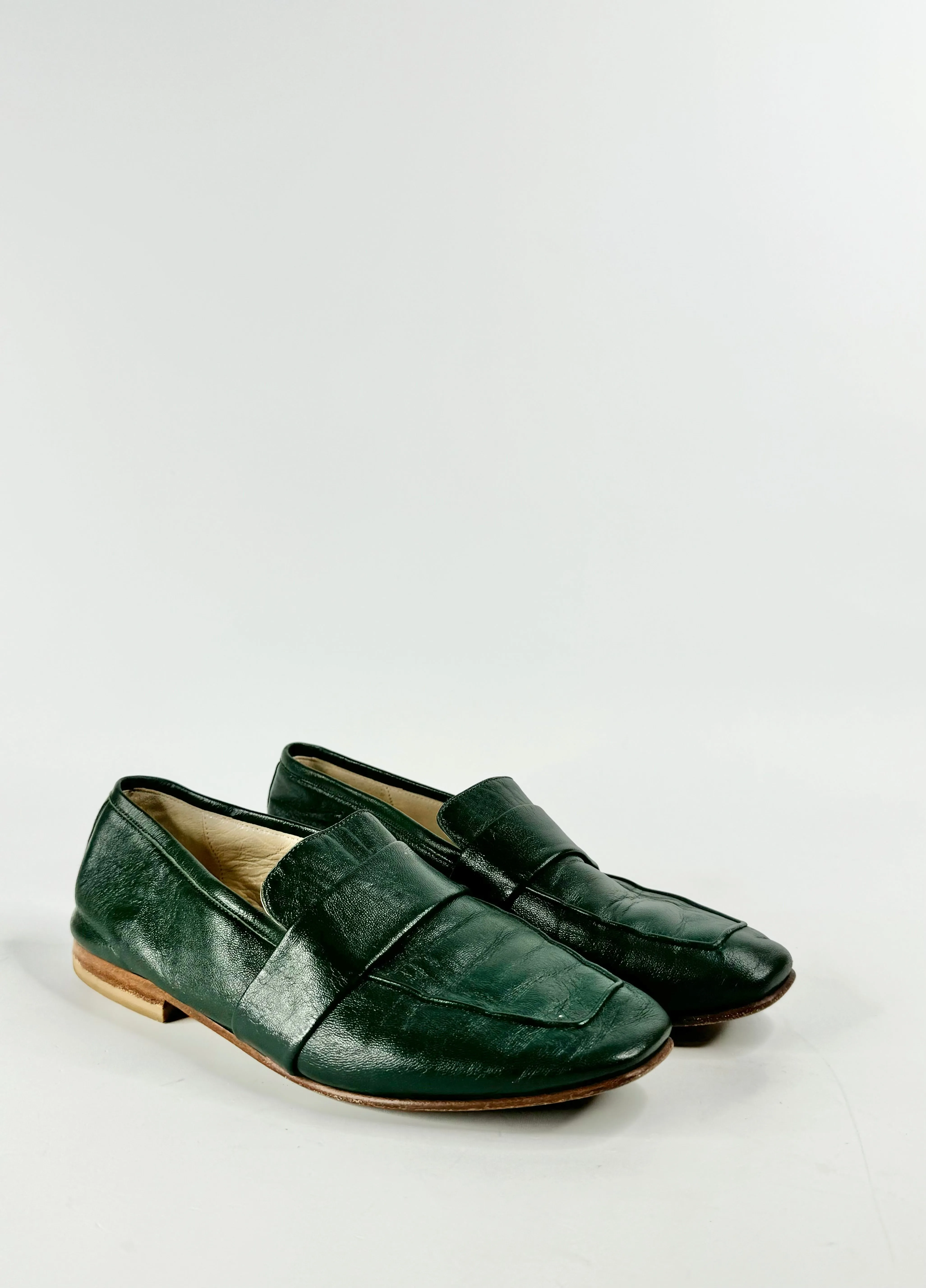 Conflict of Interest Deep Green Loafers - EU39