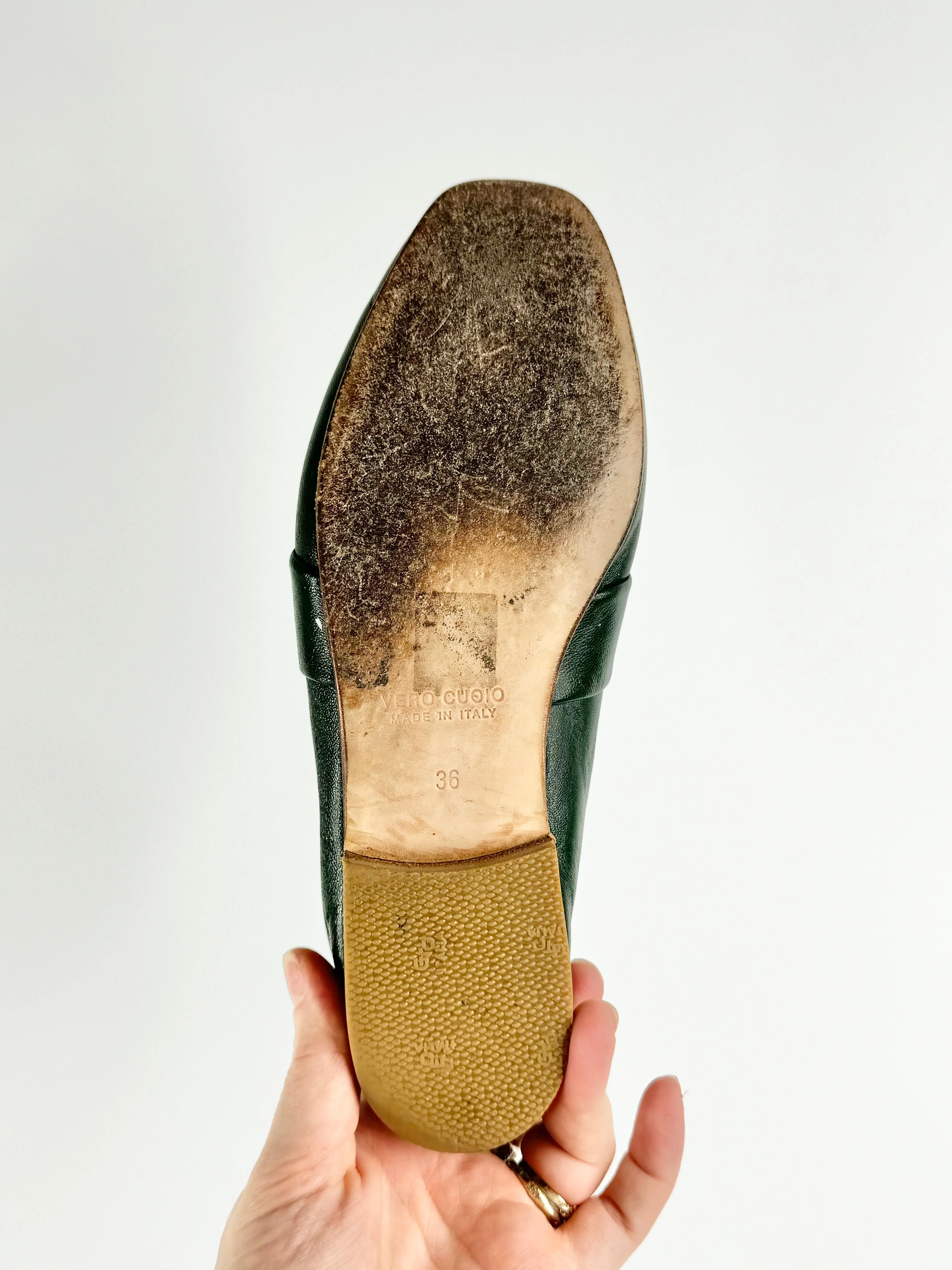 Conflict of Interest Deep Green Loafers - EU39