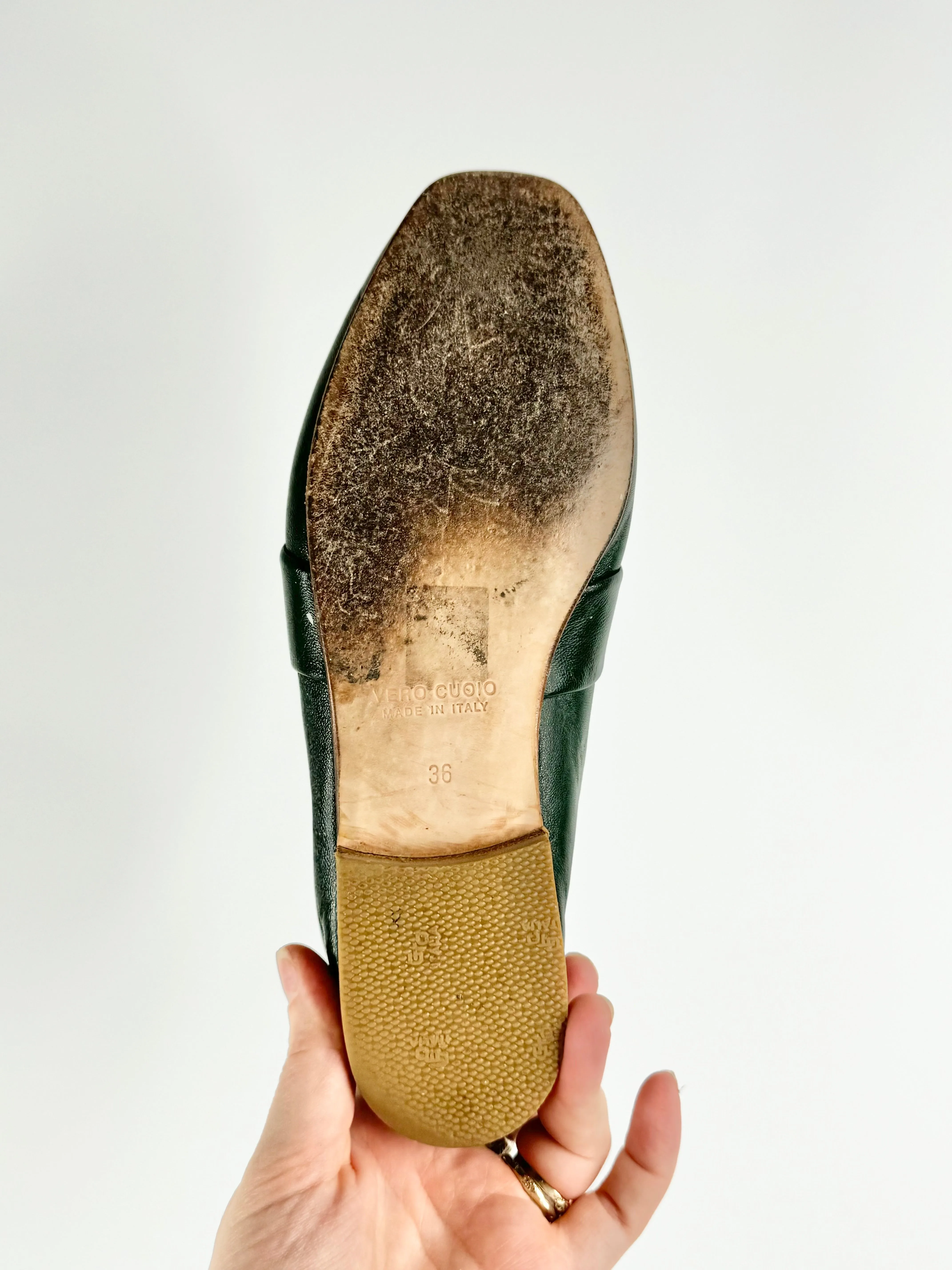 Conflict of Interest Deep Green Loafers - EU39
