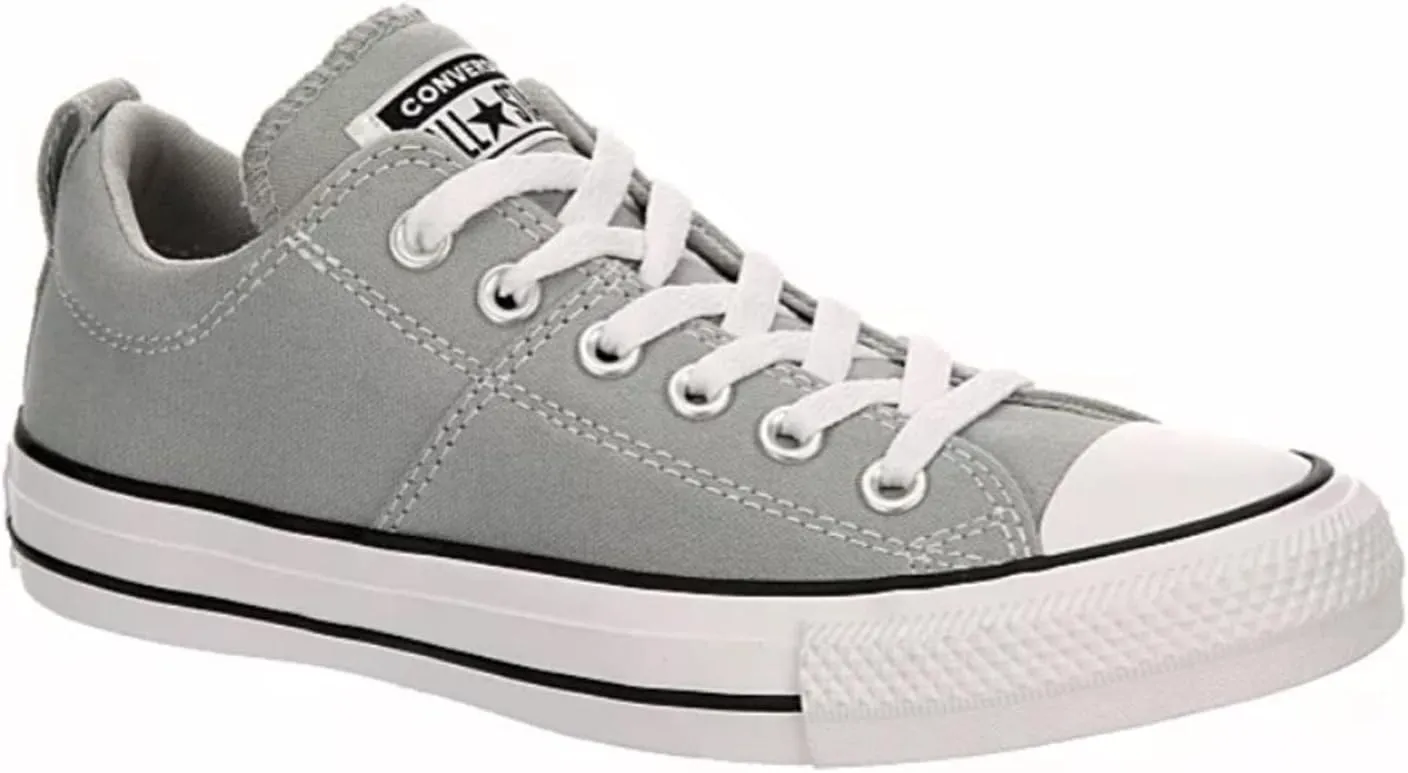 Converse Unisex Chuck Taylor All Star MidHigh Lace Up Style Sneaker - Madison Ox - Ash Stone/White/Black 11