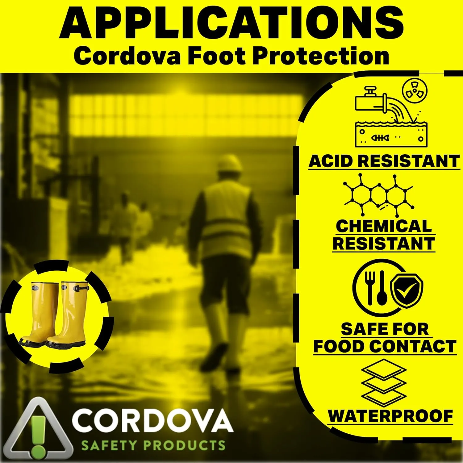 Cordova Mens Protective-safety-boot-and-shoe-covers, Size 12, Size 12 US