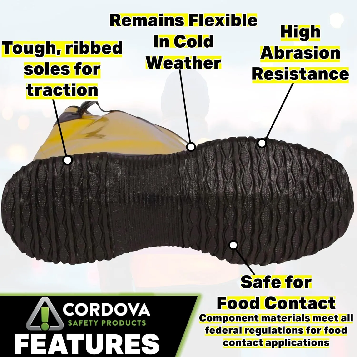 Cordova Mens Protective-safety-boot-and-shoe-covers, Size 12, Size 12 US
