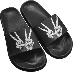 Couple Pattern Slide Sandals for Women Men Ultra Comfort Recovery Pillow Slippers Soft Summer Beach Shoes